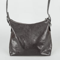 LEMAIRE Dark Brown Leather Belted Hobo Bag Handbag