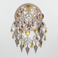 AKSEL HOLMSEN Vintage Gilt Sterling Silver Solje Wedding Brooch