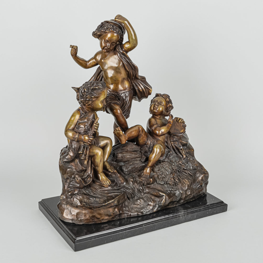 After CM Clodion (French 18/19thC) "Amours Musiciens"