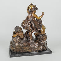 After CM Clodion (French 18/19thC) "Amours Musiciens"