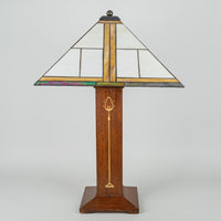 STICKLEY Ellis Oak Table Lamp