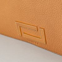 LANCEL "Pia de Lancel" Handbag Tan Leather
