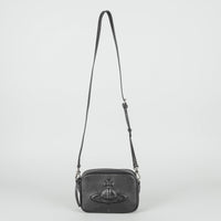 VIVIENNE WESTWOOD Black Leather "Anna" Handbag