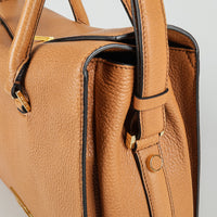 LANCEL "Pia de Lancel" Handbag Tan Leather