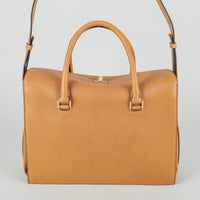 LANCEL "Pia de Lancel" Handbag Tan Leather