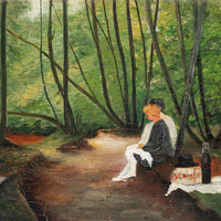 Unknown Artist (French, early 20th C) "Dimanche a Fontainebleau"