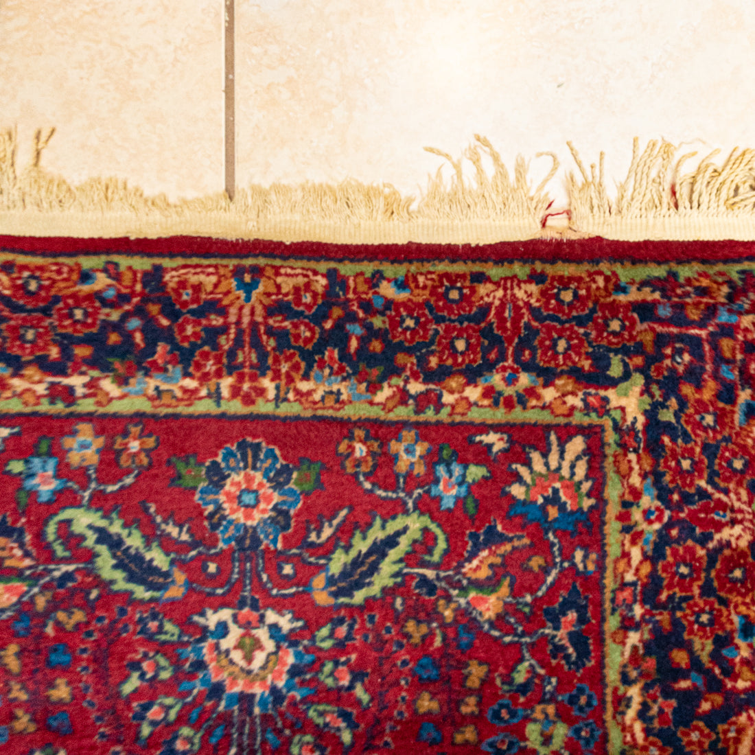 Hand Knotted Wool Indian Rug