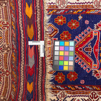 Hand Knotted Wool Afghan Style Runner