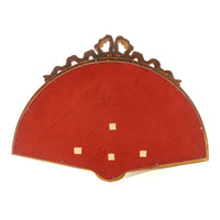 Framed Hand Painted Fan