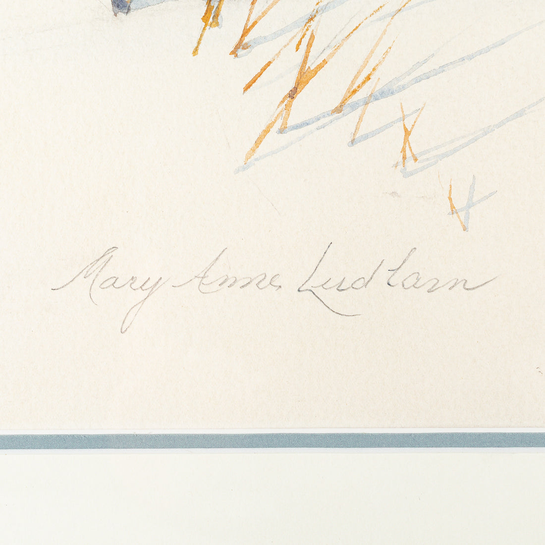 Mary Anne Ludlam (Canadian 1931) "February Twylight"