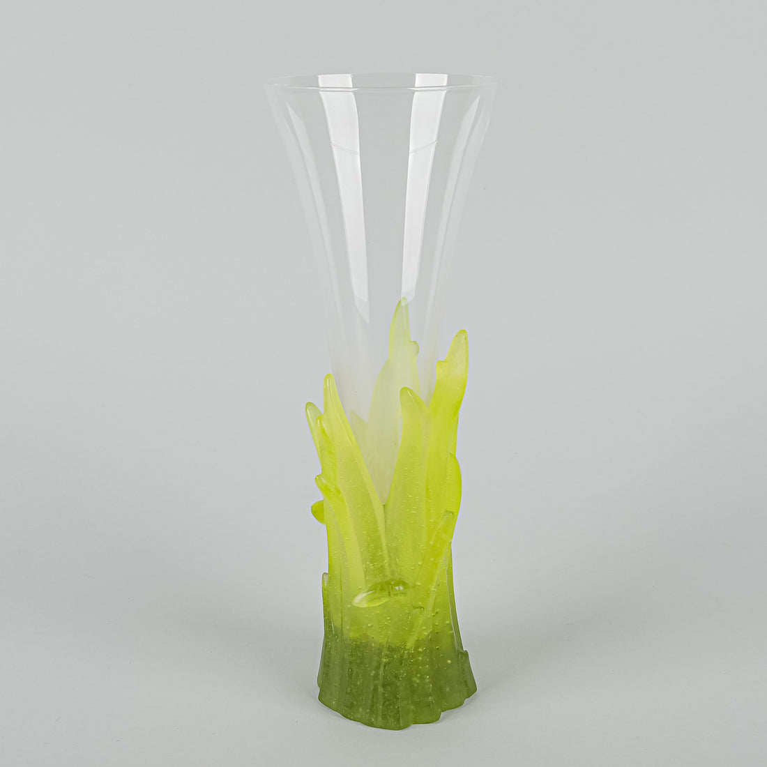 DAUM PateDeVerre Vase - Long Grass