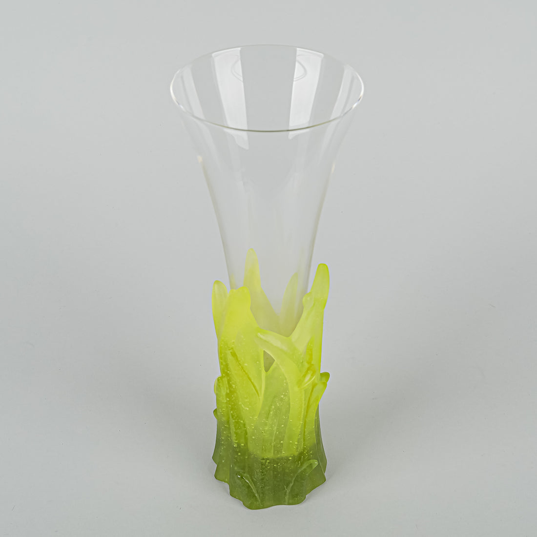 DAUM PateDeVerre Vase - Long Grass
