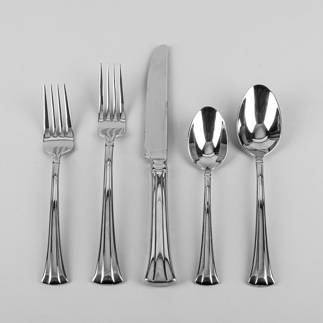 WATERFORD Mont Clare Stainless Steel Flatware 11 Place Settings Plus