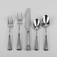 WATERFORD Mont Clare Stainless Steel Flatware 11 Place Settings Plus