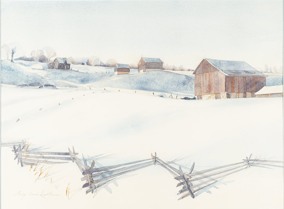 Mary Anne Ludlam (Canadian 1931) "February Twylight"