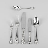 CHRISTOFLE Marly Silver Plate Flatware 7 Place Settings Plus Extras