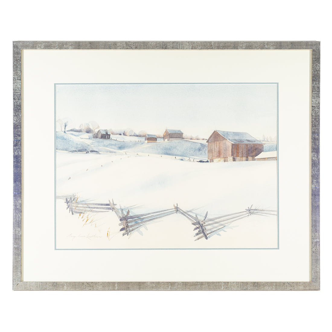 Mary Anne Ludlam (Canadian 1931) "February Twylight"