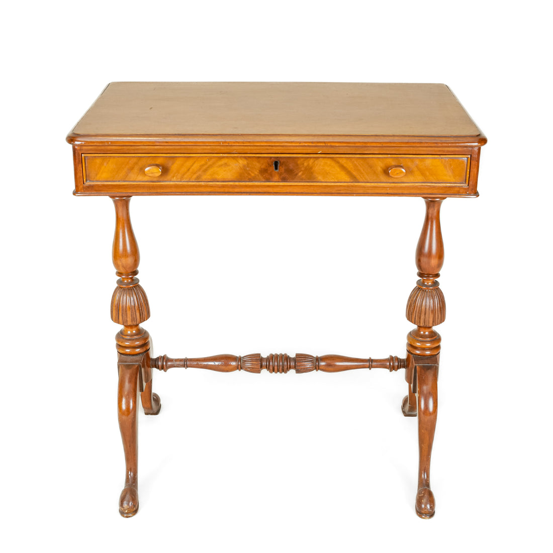 Victorian Style Light Mahogany Side Table