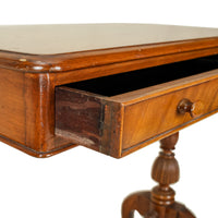 Victorian Style Light Mahogany Side Table