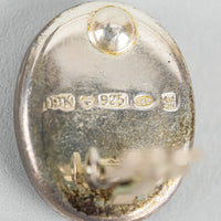 URPO KAJANDER Sterling Silver Labradorite Clip-on Earrings