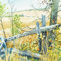 G. Morden (Canadian 20th C) Country Fence