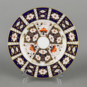 ROYAL CROWN DERBY Traditional Imari 2451 Dinner Plates Set Of 7