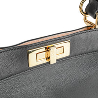 FENDI Peekaboo Handbag Medium- Black Leather
