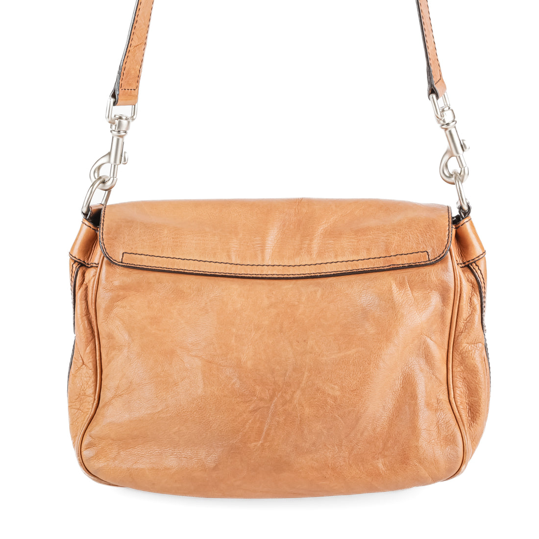 ESCADA Tan Leather Shoulder Bag Crossbody