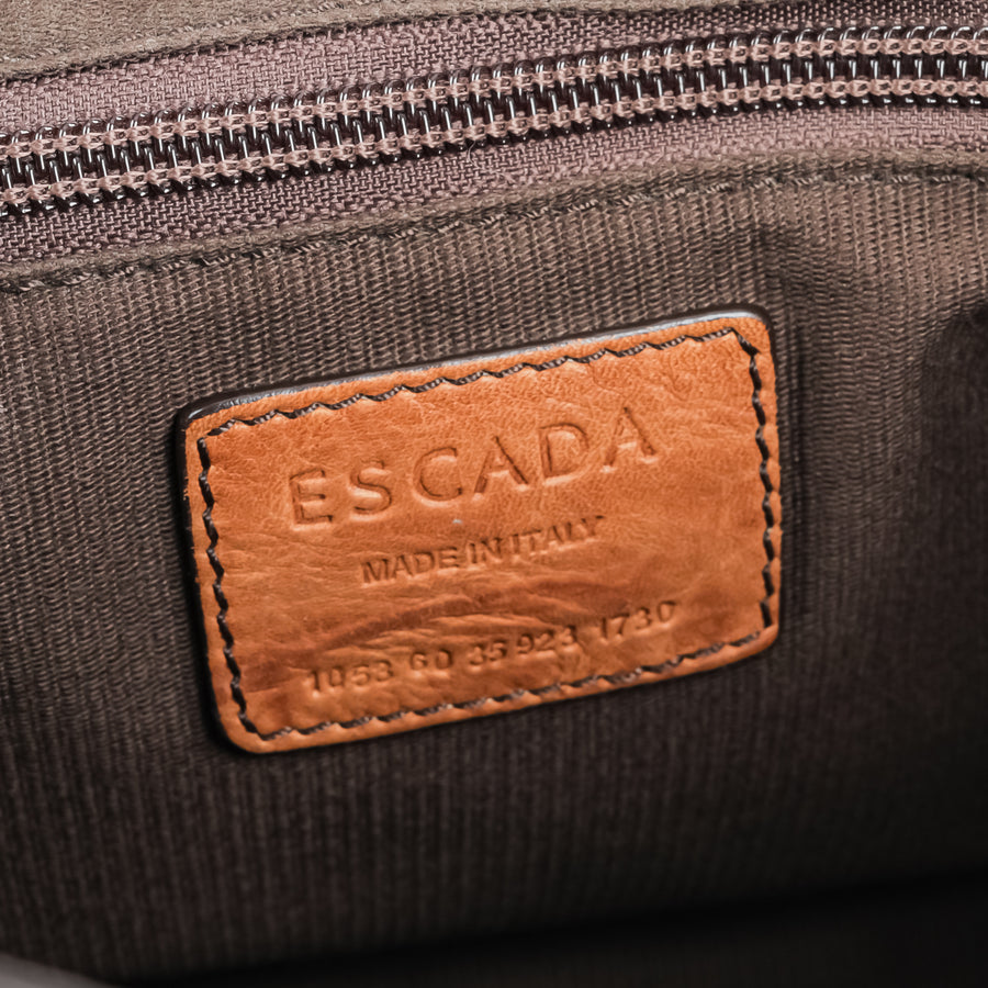 ESCADA Tan Leather Shoulder Bag Crossbody