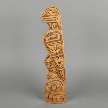 Darcy Joseph (Squamish First Nation, 1960) Thunderbird Carved Cedar Plaque