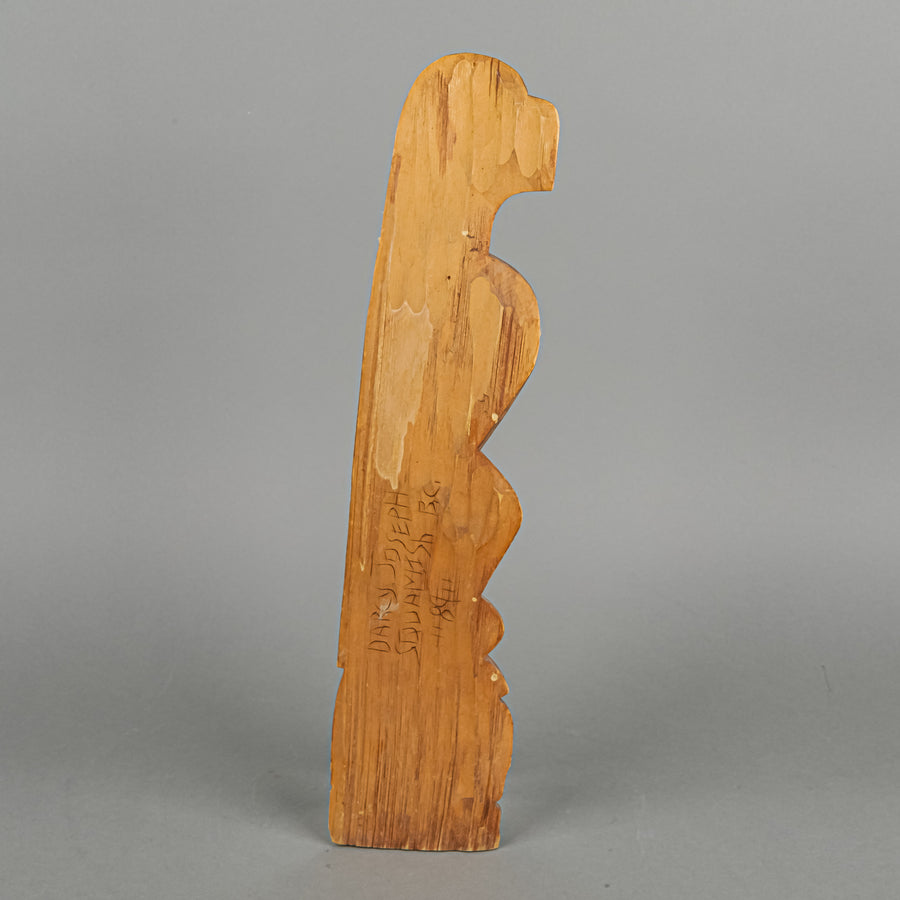 Darcy Joseph (Squamish First Nation, 1960) Thunderbird Carved Cedar Plaque