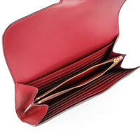 HERMES Portefeuille Constance Epsom Long Wallet - Red
