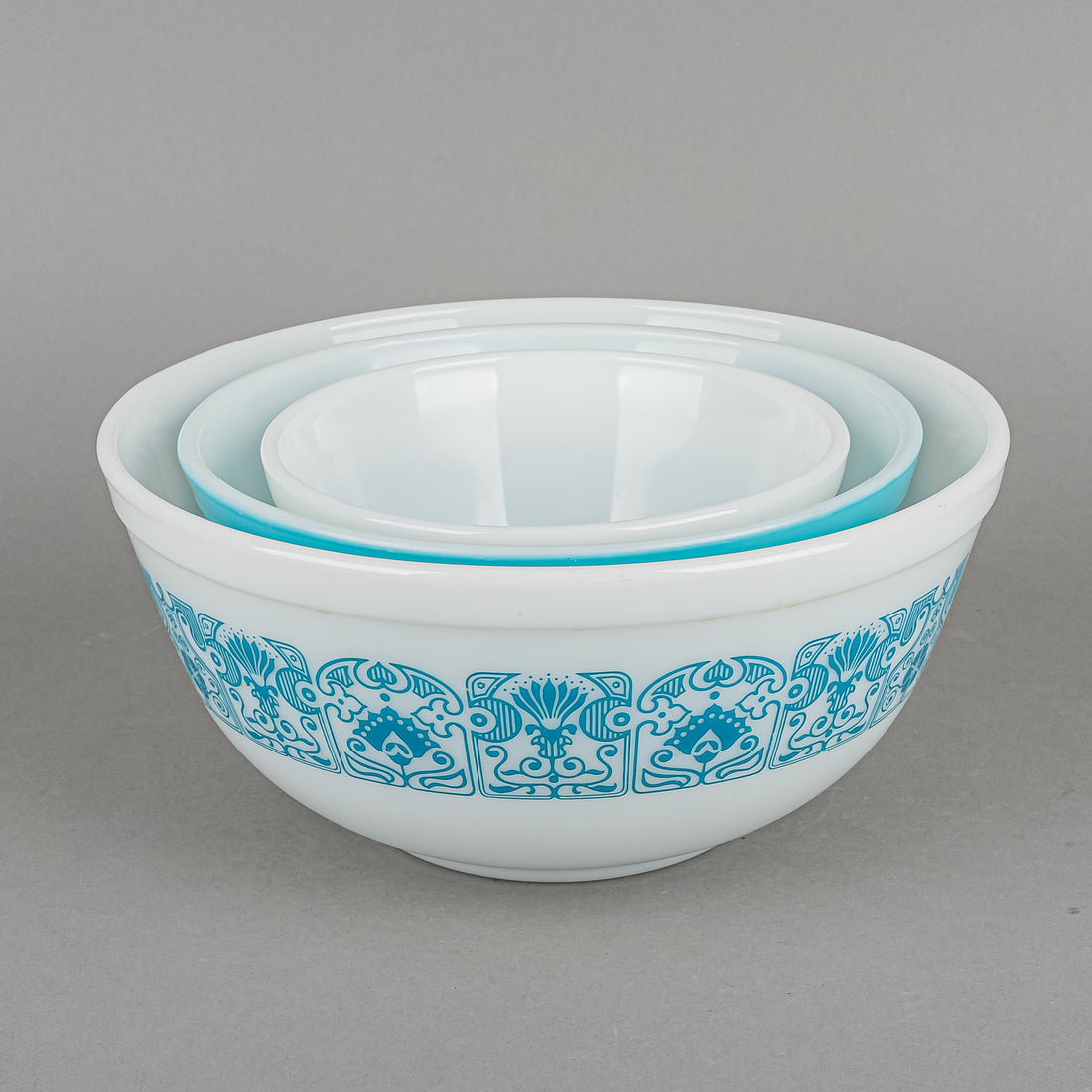 PYREX Horizon Blue Nesting Mixing Bowl Set