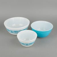 PYREX Horizon Blue Nesting Mixing Bowl Set