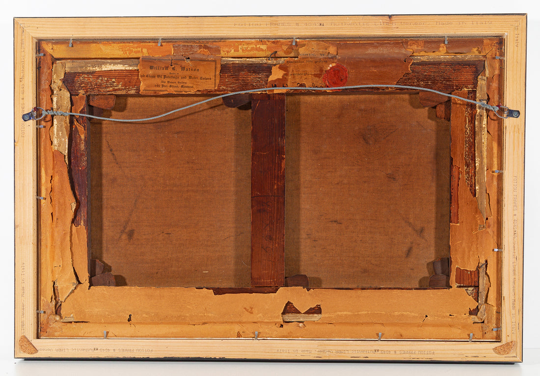 Emile Van Damme-Sylva (Belgian 1853-1935) Cows In A Meadow