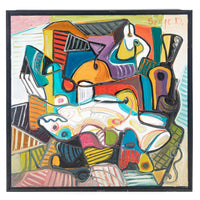 Serge Deherian (Canadian 1955) "The Table" Oil On Canvas