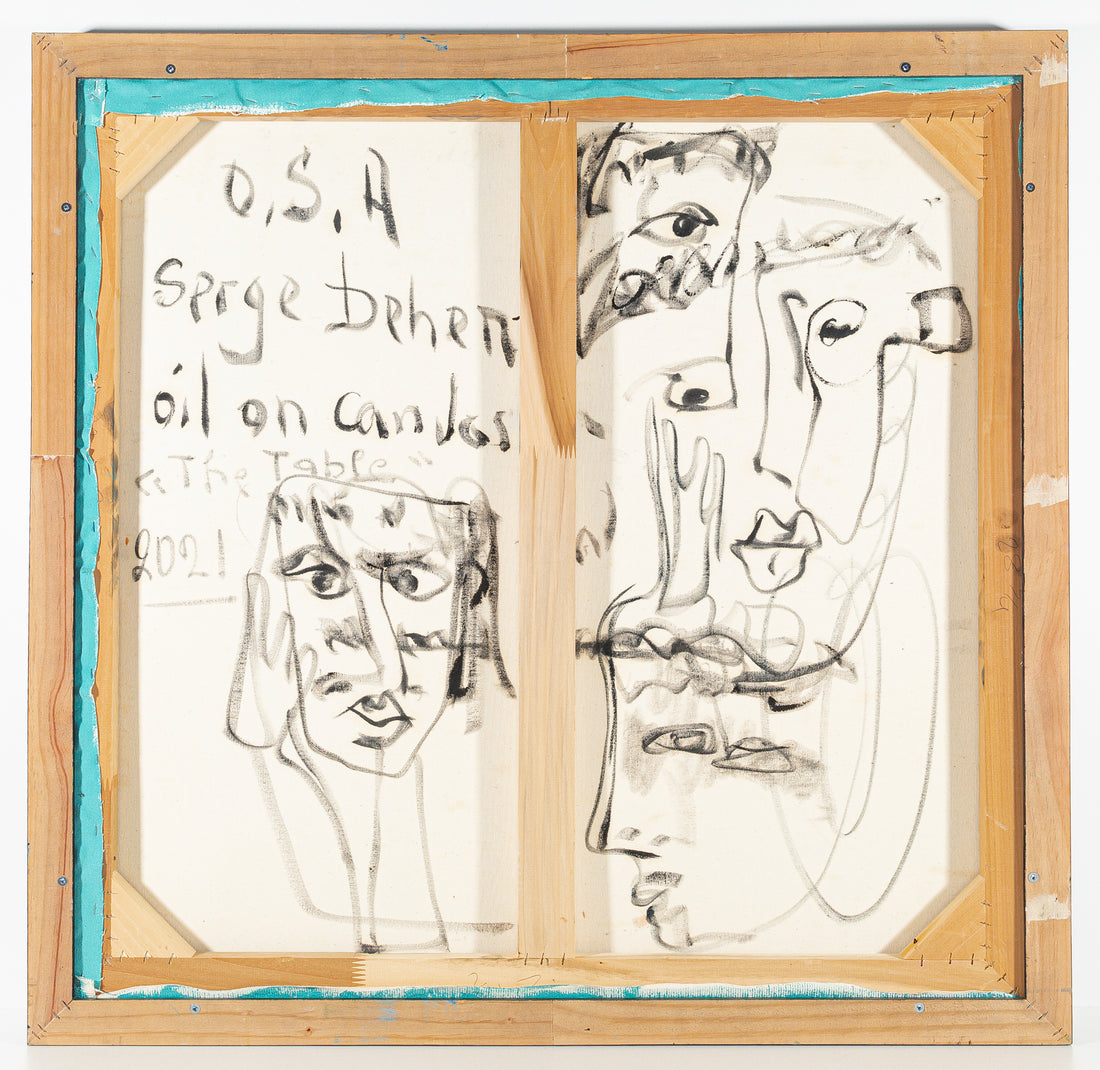 Serge Deherian (Canadian 1955) "The Table" Oil On Canvas