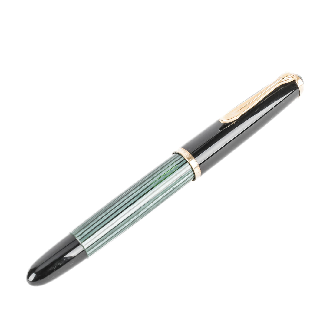 Vintage PELIKAN 400 Green Piston Fountain Pen With 14k Nib