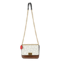TOUS Kaos Embossed Croc Shoulder Crossbody Bag