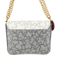 TOUS Kaos Embossed Croc Shoulder Crossbody Bag