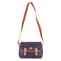 LONGCHAMP Nylon Messenger Purple Handbag