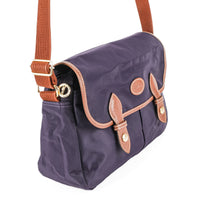 LONGCHAMP Nylon Messenger Purple Handbag