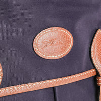 LONGCHAMP Nylon Messenger Purple Handbag