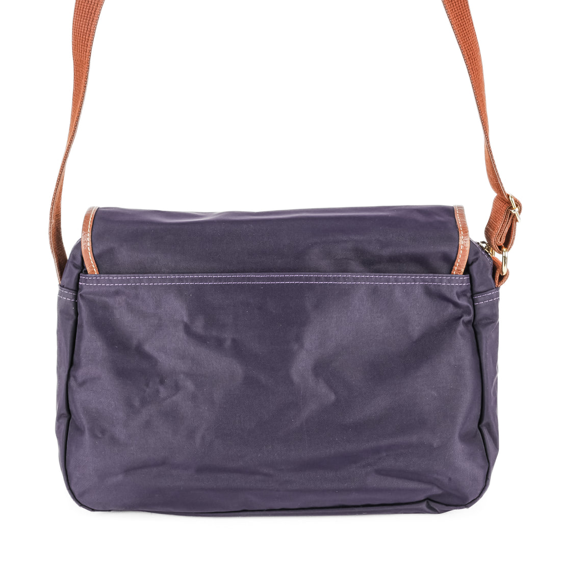 LONGCHAMP Nylon Messenger Purple Handbag