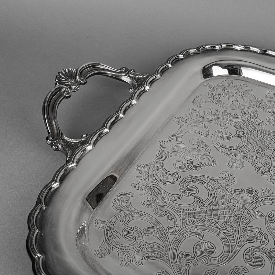 BIRKS Primrose Plate Silverplate Tray