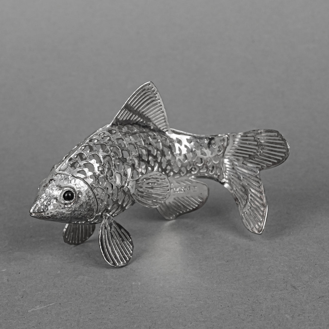 CHRISTOFLE Lumiere d'Argent Silverplate Figurine Brill Fish