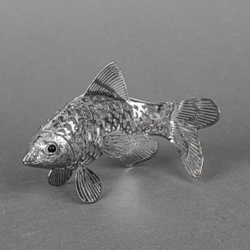 CHRISTOFLE Lumiere d'Argent Silverplate Figurine Brill Fish