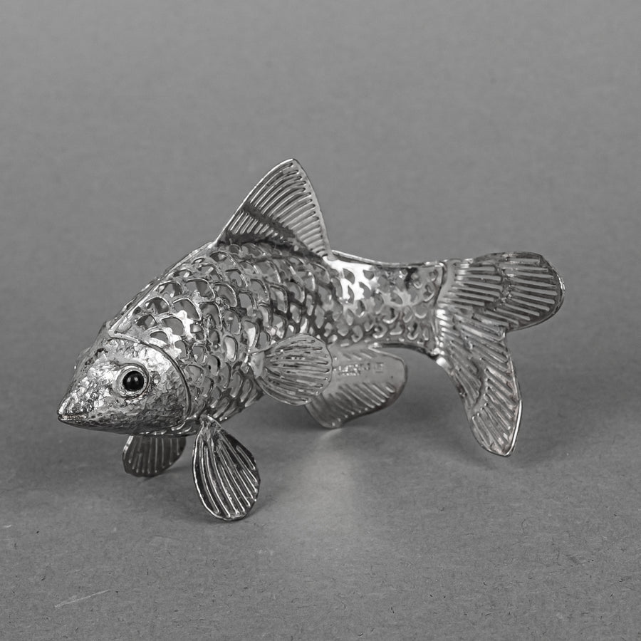 CHRISTOFLE Lumiere d'Argent Silverplate Figurine Brill Fish