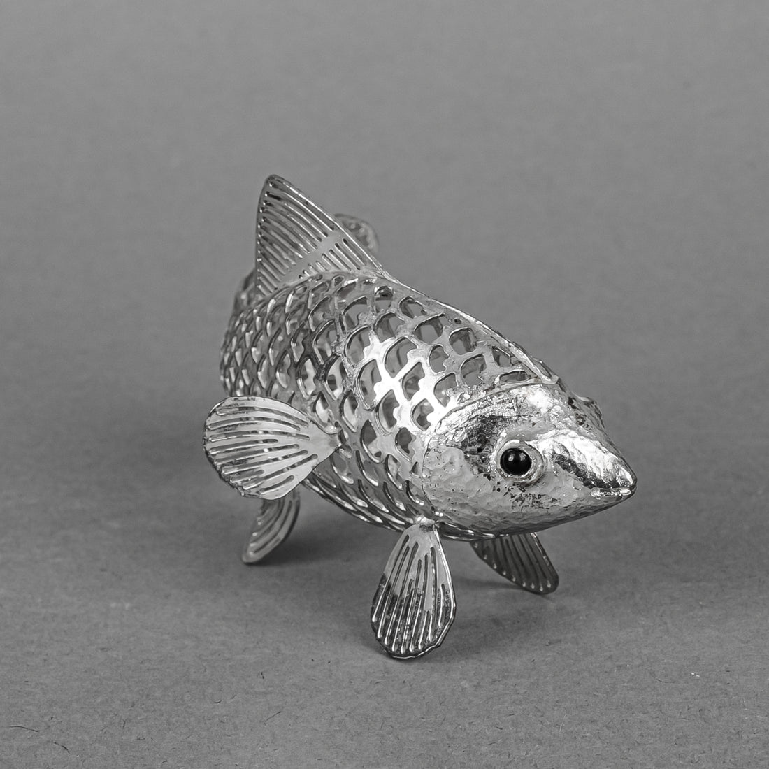 CHRISTOFLE Lumiere d'Argent Silverplate Figurine Brill Fish