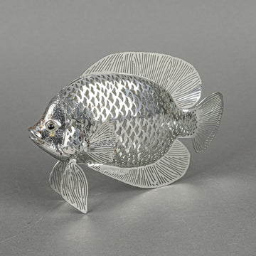 CHRISTOFLE Lumiere d'Argent Silverplate Figurine Angel Fish